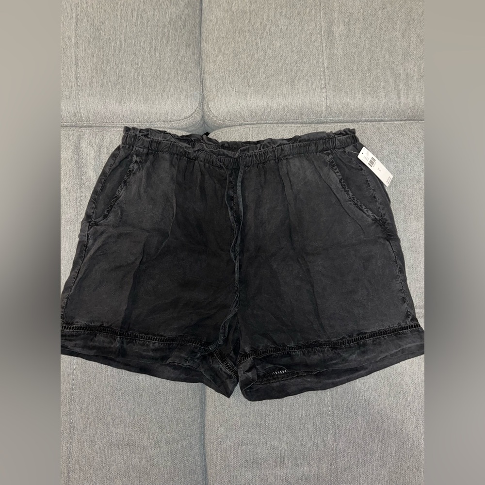 Anthropologie Washed Black Shorts
